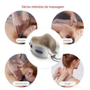 Travesseiro Massageador Elétrico em U – Alívio para Pescoço e Ombros