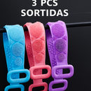 Esponja Corporal de Silicone Esfoliante e Antiderrapante