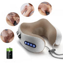 Travesseiro Massageador Elétrico em U – Alívio para Pescoço e Ombros