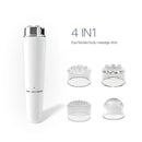 Massageador Facial 4 em 1 com Microvibração – Reduz Olheiras, Bolsas e Inchaço nos Olhos