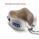 Travesseiro Massageador Elétrico em U – Alívio para Pescoço e Ombros