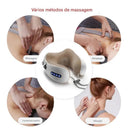 Travesseiro Massageador Elétrico em U – Alívio para Pescoço e Ombros