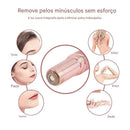 Removedor de Pelos Facial USB 2 em 1 – Portátil e Indolor
