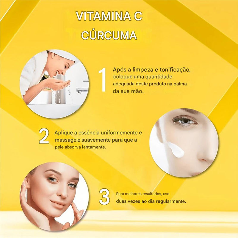 Creme Facial Vitamina C – Hidrata, Clareia e Uniformiza