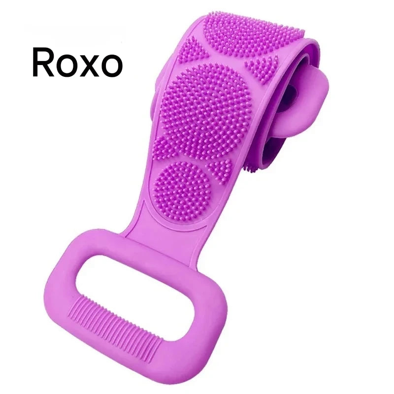 Esponja Corporal de Silicone Esfoliante e Antiderrapante