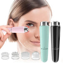 Massageador Facial 4 em 1 com Microvibração – Reduz Olheiras, Bolsas e Inchaço nos Olhos