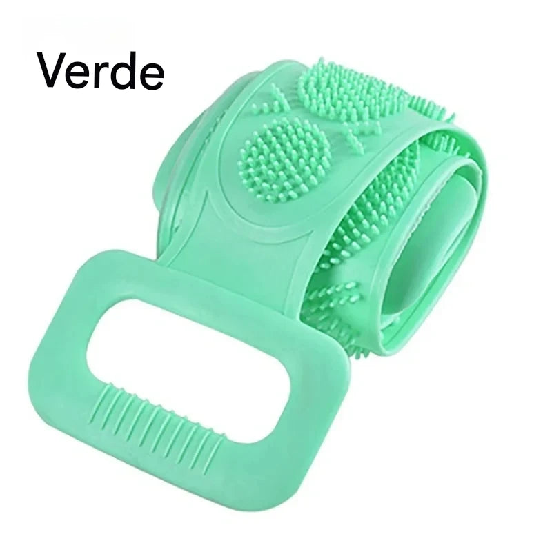 Esponja Corporal de Silicone Esfoliante e Antiderrapante